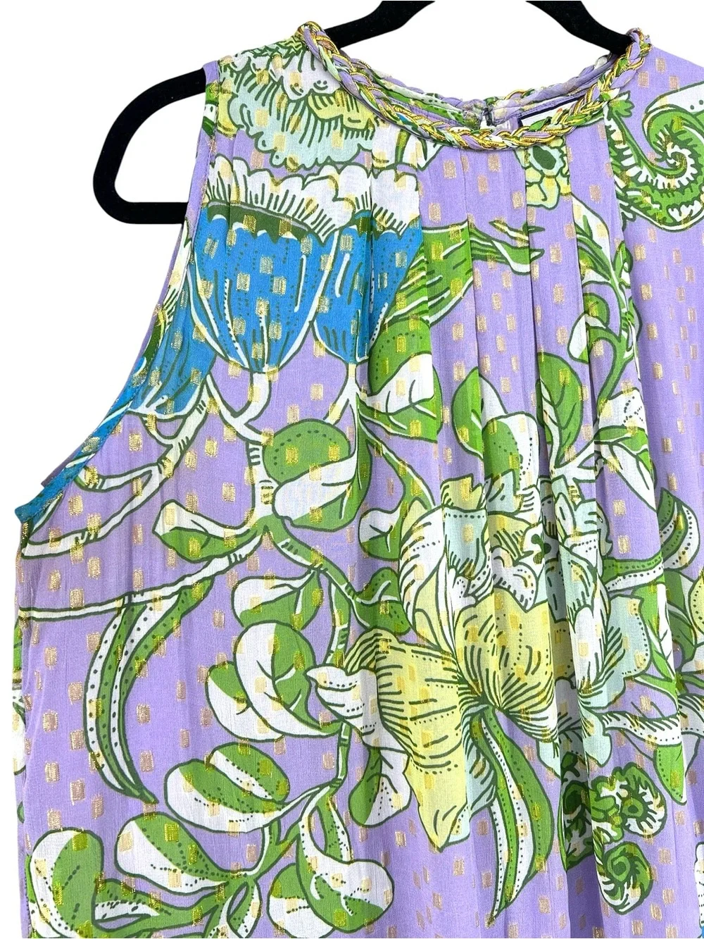 CK Bradley GRACE MAXI CORDELIA PURPLE Sz M Floral Resortwear Palm Beach Maximal